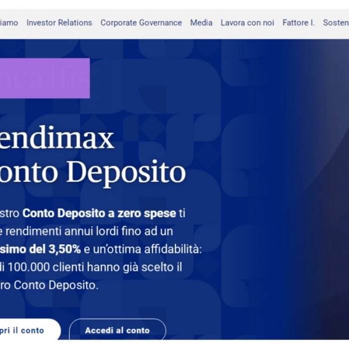 Rendimax Opinioni Su Banca Ifis Conto Deposito Interessi Al